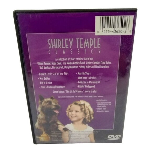 Shirley Temple Classics DVD Front Row Features 9 Shirley Temple Short Stories - Picture 3 of 3